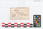 Etikett zu Bronzebuckelarmreif (NHMW-PRAE-026508)